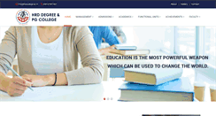 Desktop Screenshot of hrdcollege.ac.in